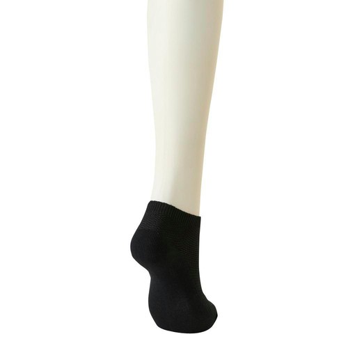 PEACE FIT(ピースフィット) COOL 吸汗速乾 ワッフルスニーカー 婦人 クロ 21-23cm トップバリュ