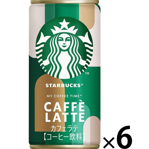 サントリー スターバックス MY COFFEE TIME カフェラテ 185g x 6本