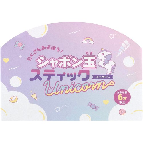 武田コーポレーション シャボン玉スティック ユニコーン 6歳から 1個