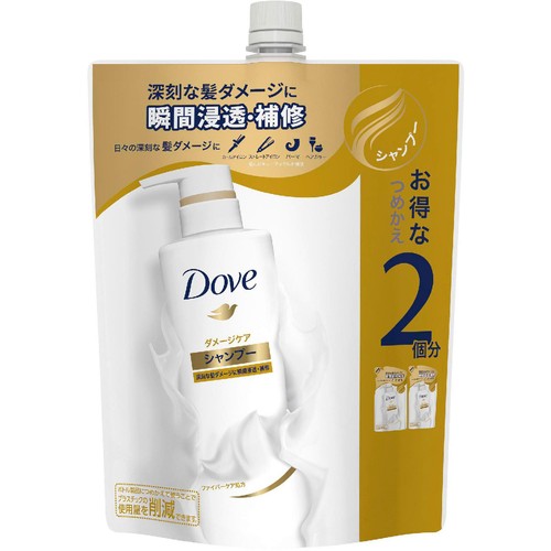 ユニリーバ ダヴ ダメージケア シャンプー つめかえ用 大容量 700g