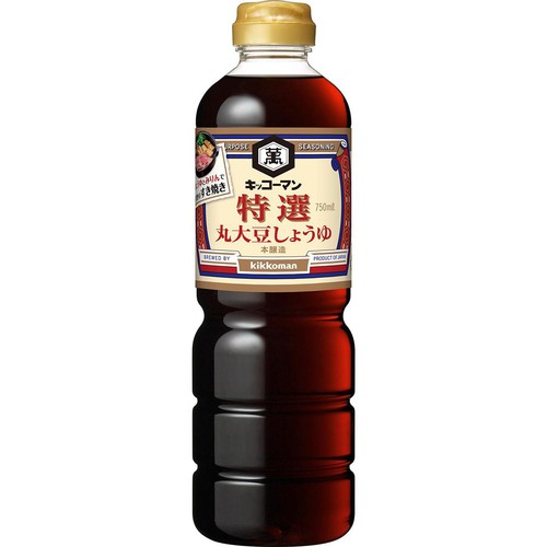 キッコーマン 特選丸大豆しょうゆ 750ml