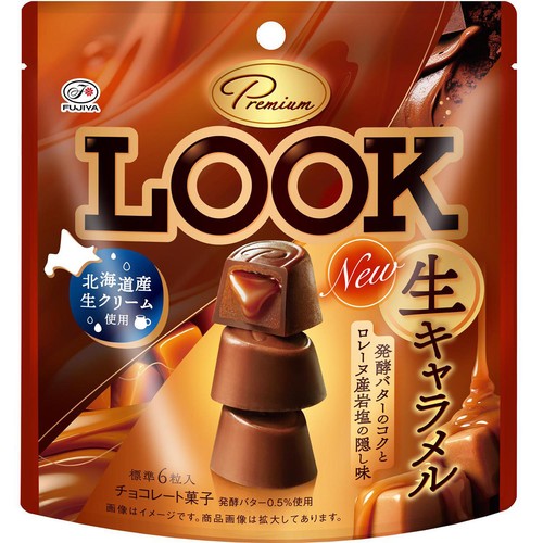 不二家 プレミアムルック 生キャラメル パウチ 45g