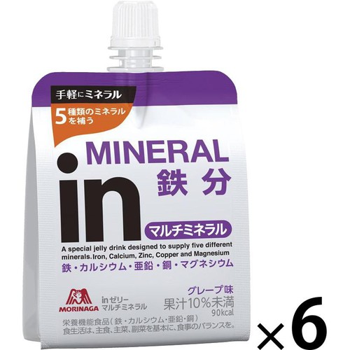 森永製菓 inゼリー マルチミネラル 6個入