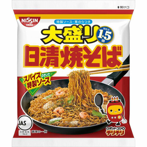 日清食品 日清焼そば 大盛り1.5倍 151g Green Beans | グリーン