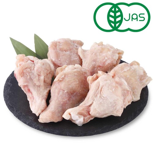 冷凍】茨城県産 オーガニックチキン手羽元(バラ凍結) 350g Green