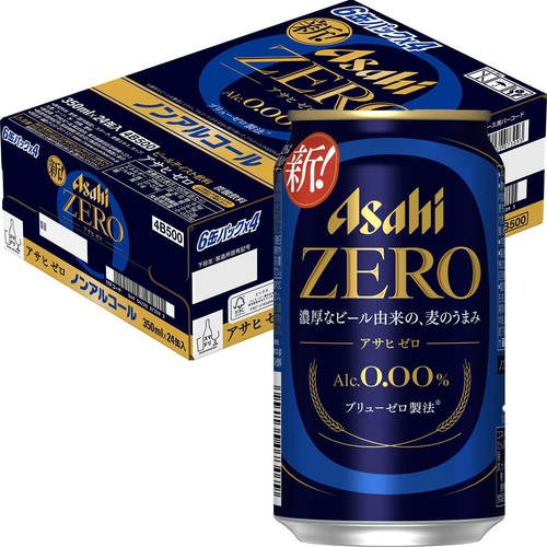 アサヒゼロ　AsahiZEROノンアルコール 350ml 66本 Amazon.co.jp: アサヒ ドライゼロ ノンアルコール 350ml×6本