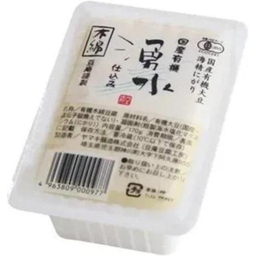 ヤマキ醸造 豆庵豆腐工房 国産有機湧水 木綿豆腐 170g Green Beans