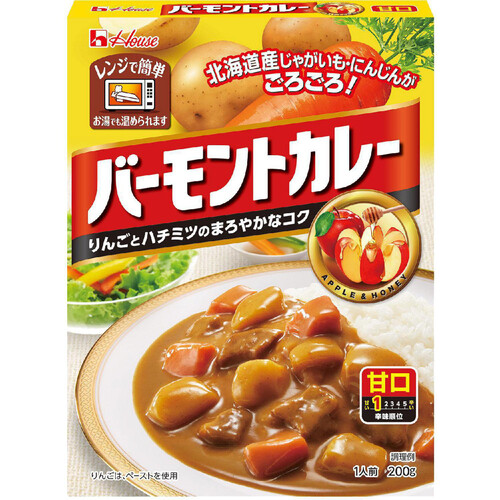 ハウス食品 バーモントカレー甘口 200g