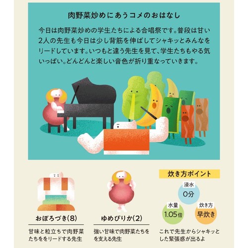 上森米穀店 肉野菜炒めに合うブレンド米  300g (2合)