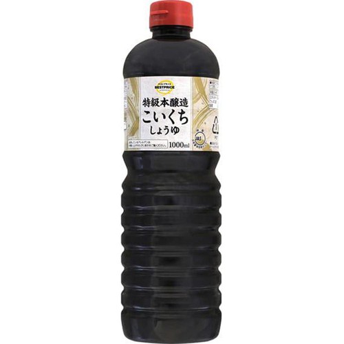 特選本醸造 こいくちしょうゆ 1000ml トップバリュベストプライス