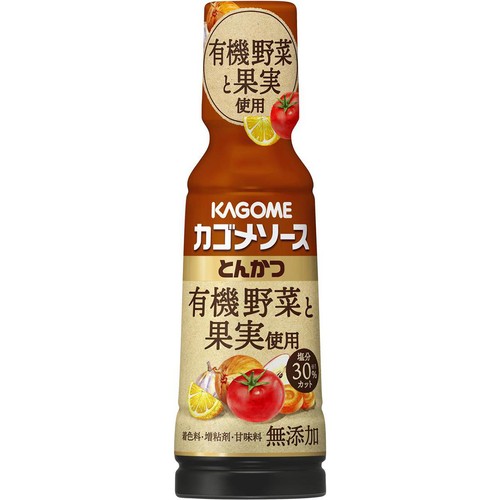 カゴメ 有機野菜と果実使用ソースとんかつ 175ml