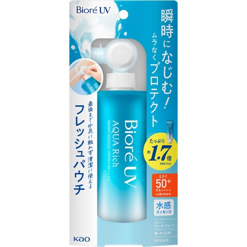 花王 ビオレ UV アクアリッチ ウォータリーエッセンス フレッシュパウチ 120g