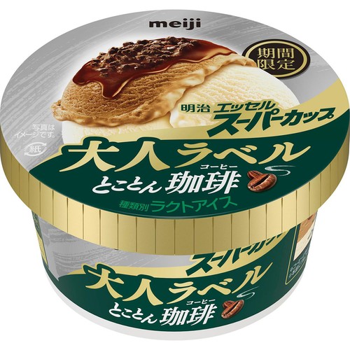 明治 エッセルスーパーカップ大人ラベルとことん珈琲 172ml Green