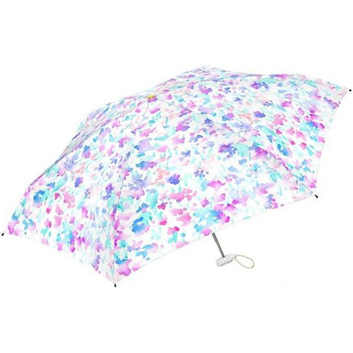 CHARIS womens feeling ガーデン 晴雨兼用折りたたみ傘  50cm パープル