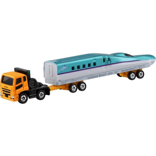 タカラトミー トミカ No.122 三菱ふそう スーパーグレート H5系新幹線はやぶさ 輸送車 箱 3歳以上