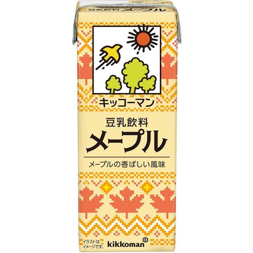 キッコーマン 豆乳飲料 メープル 200ml