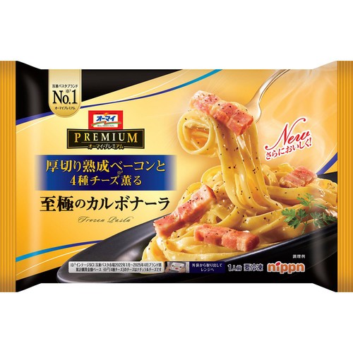 ニップン オーマイプレミアム 至極のカルボナーラ【冷凍】 1人前(300g