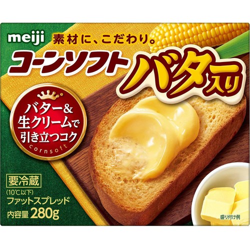 明治 コーンソフトバター入り 280g
