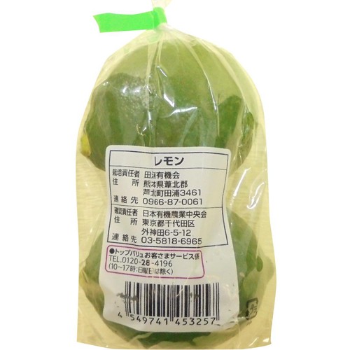 熊本県産 レモン 2個  160g トップバリュ