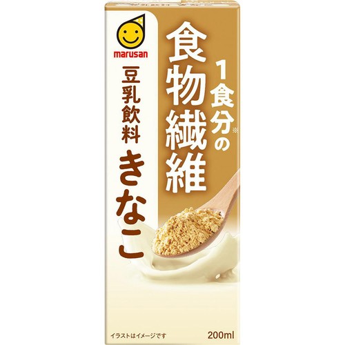 マルサンアイ 1食分の食物繊維 豆乳飲料きなこ 200ml