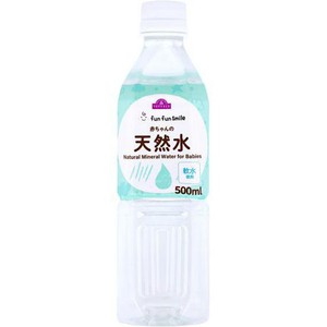 fun fun smile 赤ちゃんの天然水 500ml トップバリュ Green Beans