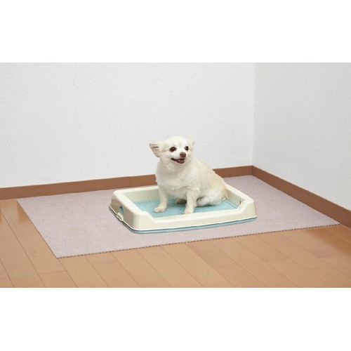【ペット用】 サンコー おくだけ吸着 ペット用トイレ下敷きマット ベージュ 1枚入