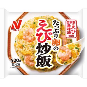 ニチレイ たっぷり卵のえび炒飯【冷凍】 420g Green Beans | グリーン