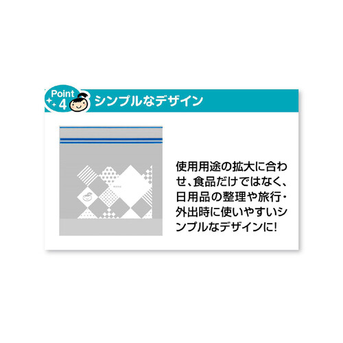 キチントさんマチ付きフリーザーバッグを財布代わりに使っている ストア