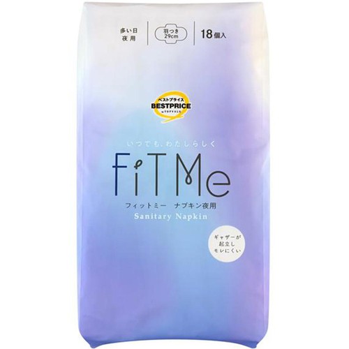 FiT Me 多い日夜用 羽つき 29cm 18個 トップバリュベストプライス