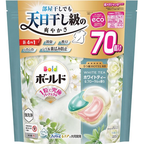P&G ボールド ジェルボール4D 心弾けるホワイトティー&フローラルの