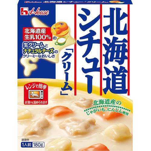 ハウス食品 北海道シチュー クリーム 1人前 180g Green Beans