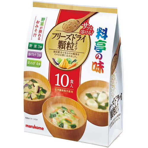 マルコメ 料亭の味 フリーズドライ顆粒タイプ 10食入