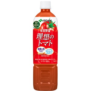 伊藤園 機能性表示食品 充実野菜理想のトマト 740g Green Beans