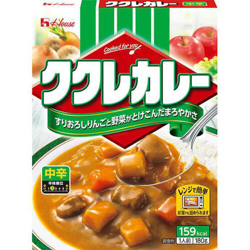 ハウス食品 ククレカレー 中辛 180g