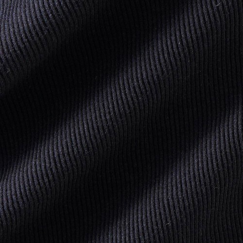 オーガニックコットン100% リブ編みタンクトップ 紳士 クロ 2XL トップバリュ