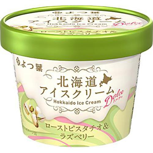 よつ葉乳業 北海道アイスクリーム ローストピスタチオ&ラズベリー 114ml