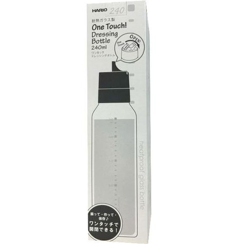HARIO(ハリオ) ワンタッチドレッシングボトル240ml ペールグレー ODB-240-PGR