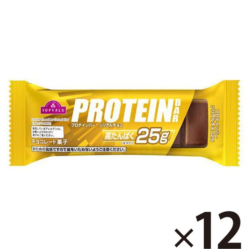 プロテインバーシリアルチョコ25 1ケース （12本入り） トップバリュ