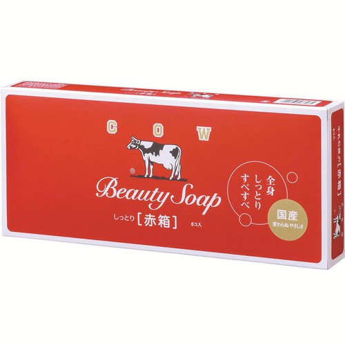 牛乳石鹸 カウブランド赤箱 85g x 6個入