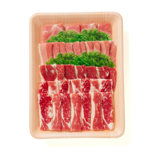 【冷凍】 牛・豚焼肉セット3種盛 310g