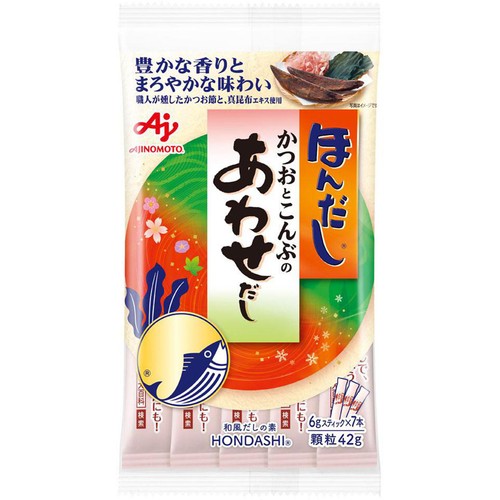 味の素 ほんだし かつおとこんぶのあわせだし 6g x 7本(42g)