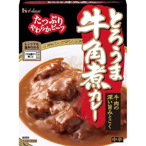 ハウス食品 とろうま牛角煮カレー 中辛 1人前 200g