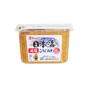 日本海味噌 雪ちゃんの日本海減塩こうじみそ 500g Green Beans