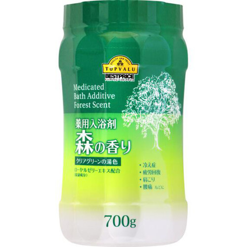 [薬用]入浴剤森の香り クリアグリーンの湯色 本体 700g トップバリュベストプライス