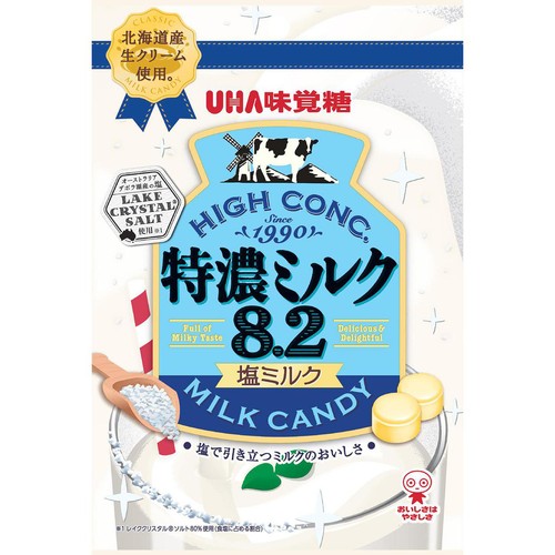 UHA味覚糖 特濃ミルク8.2 塩ミルク 75g