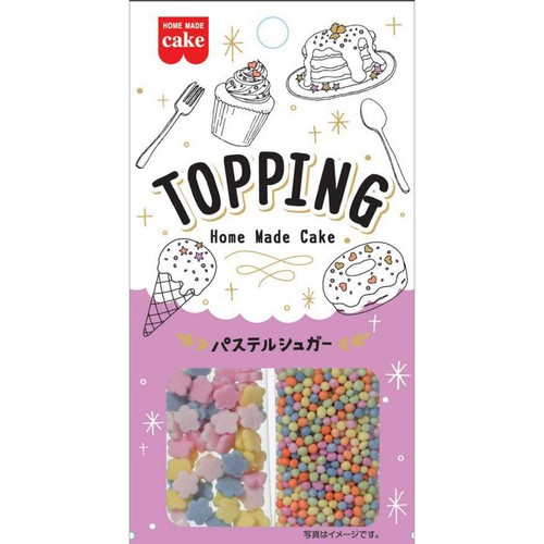 共立食品 トッピングパステルシュガー 7g
