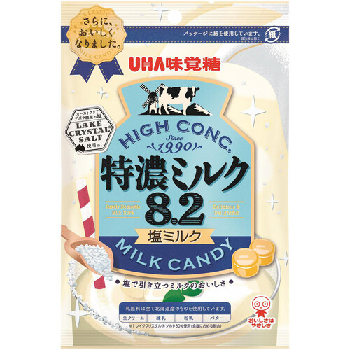 UHA味覚糖 特濃ミルク8.2 塩ミルク 75g