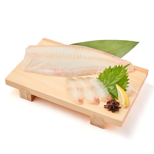 【冷凍】 三重県産 ひらめ養殖刺身用(背) 1冊 約70g