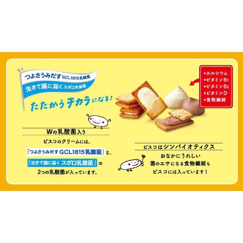 江崎グリコ ビスコ 大袋 発酵バター アソートパック 32枚入(2枚 x 16パック)