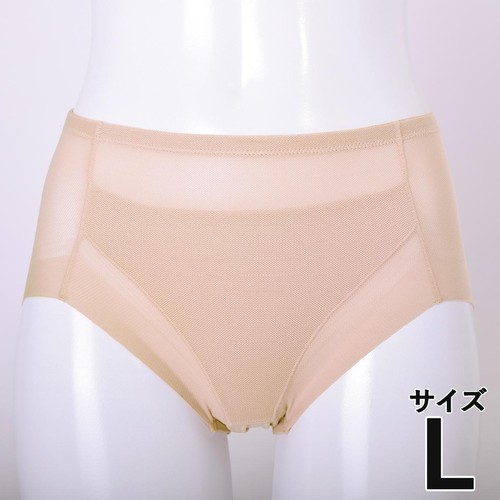 B.V.D. 涼パン スタンダードショーツ 婦人 ナチュラルベージュ L
